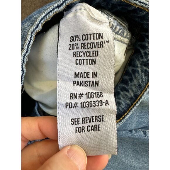 Rsq Womens High Rise Straight Jeans 27 distressed‎ denim straight leg - Picture 7 of 8